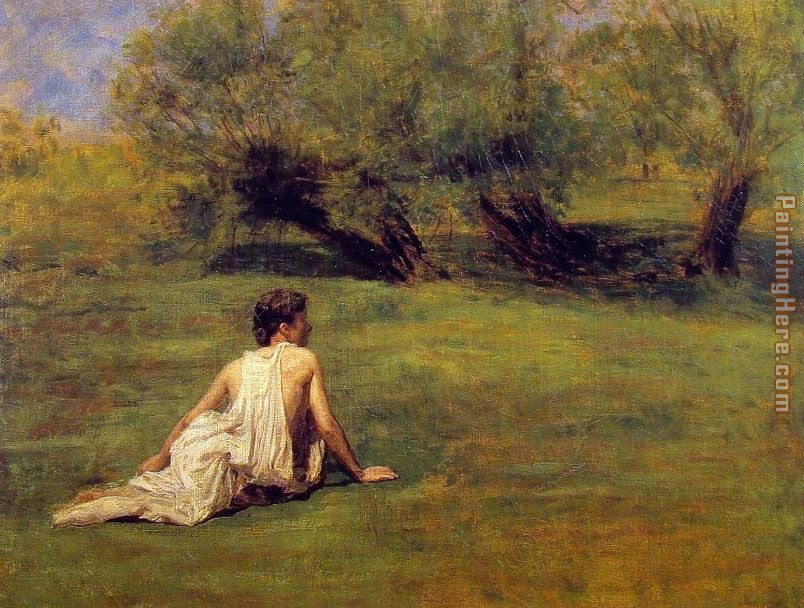 An Arcadian painting - Thomas Eakins An Arcadian art painting